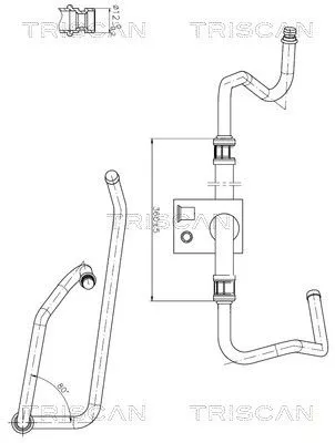 Hydraulische slang, stuurinrichting TRISCAN 8516 28013)