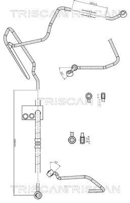Hydraulische slang, stuurinrichting TRISCAN 8516 29004)