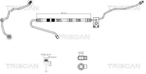 Hydraulische slang, stuurinrichting TRISCAN 8516 29028)