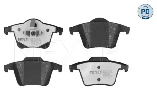 Brake Pad Set, disc brake MEYLE 025 240 1118/PD)