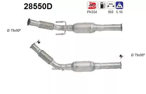 Katalysator AS 28550D)