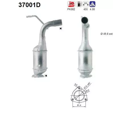 Katalysator AS 37001D)