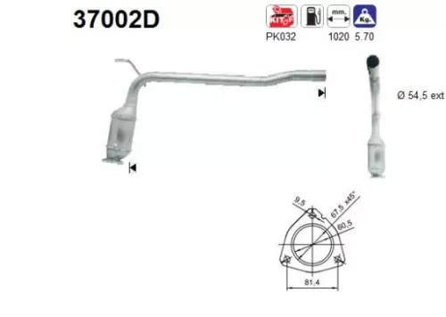 Katalysator AS 37002D)