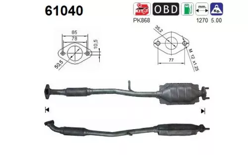 Katalysator AS 61040)