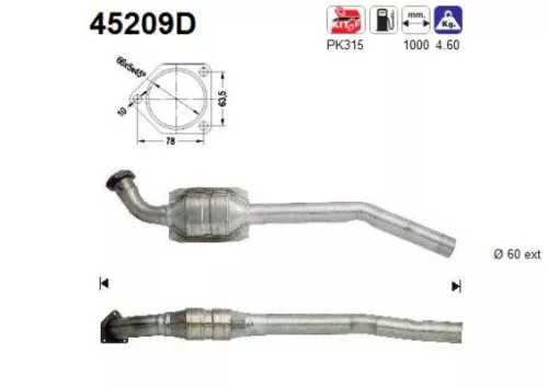 Katalysator AS 45209D)