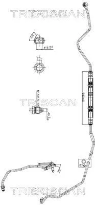 Hydraulische slang, stuurinrichting TRISCAN 8516 29046)