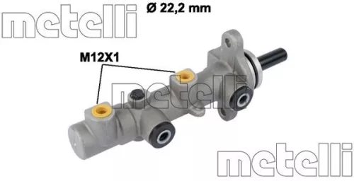 Remhoofdremcilinder METELLI 05-0825)