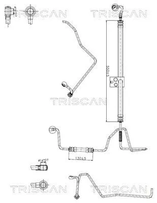 Hydraulische slang, stuurinrichting TRISCAN 8516 29049)