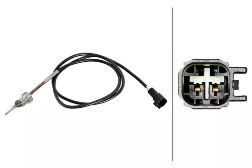 Sensor, exhaust gas temperature HELLA 6PT 358 226-211)