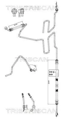 Hydraulische slang, stuurinrichting TRISCAN 8516 29064)