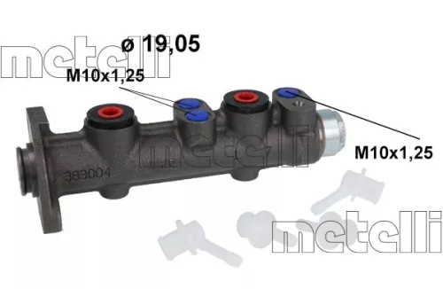 Remhoofdremcilinder METELLI 05-0009K)