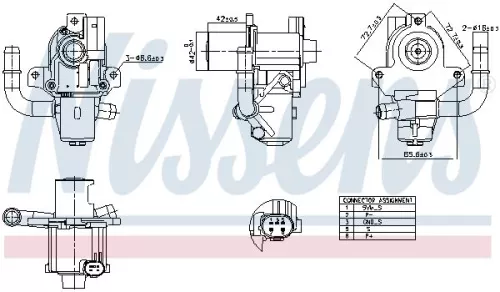 EGR-klep NISSENS 98264)