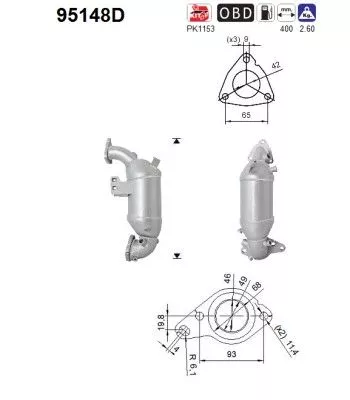 Katalysator AS 95148D)