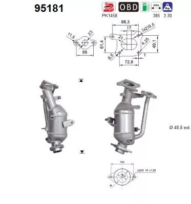 Katalysator AS 95181)