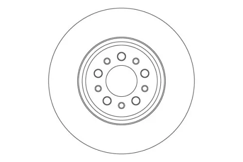 Remschijf TRW DF3969S)