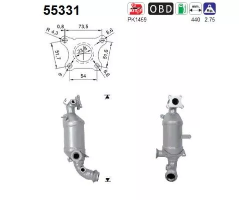 Katalysator AS 55331)
