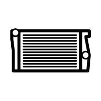 Radiator, engine cooling  550335)