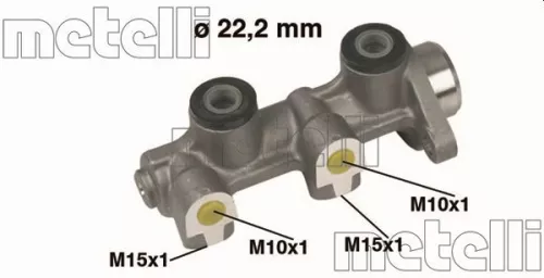 Remhoofdremcilinder METELLI 05-0336)