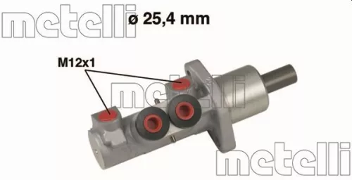Remhoofdremcilinder METELLI 05-0606)