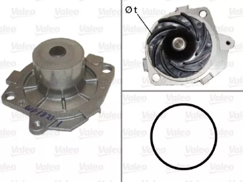 Waterpomp, motorkoeling VALEO 506590)