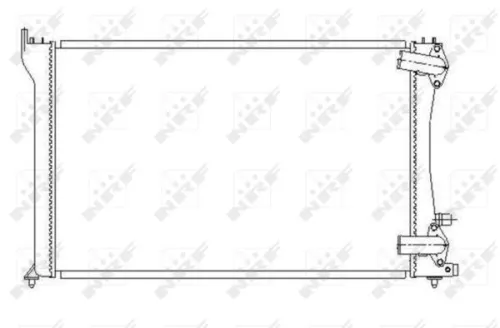 Radiator, motorkoeling NRF 58251)