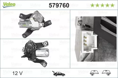 Ruitenwissermotor VALEO 579760)