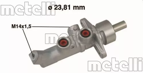 Remhoofdremcilinder METELLI 05-0648)