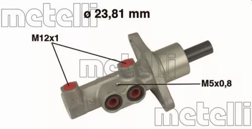 Remhoofdremcilinder METELLI 05-0475)