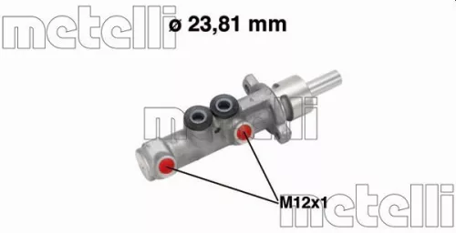 Remhoofdremcilinder METELLI 05-0572)