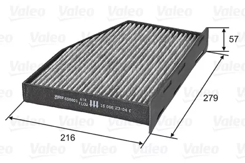 Filter, cabin air ULO 698801)