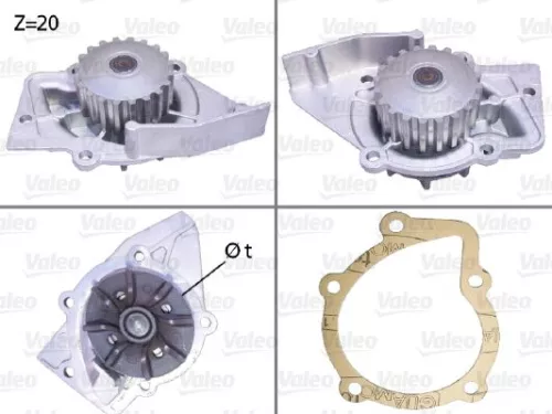 Water Pump, engine cooling NRF 506575)