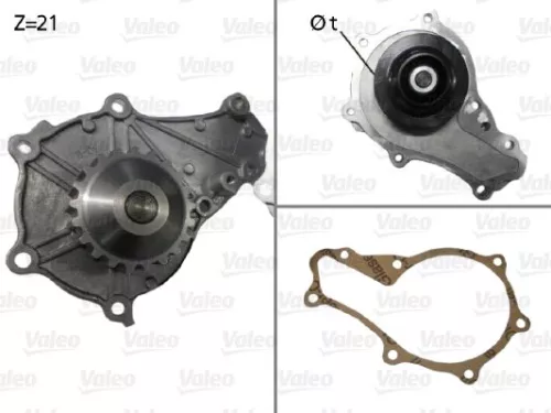 Waterpomp, motorkoeling VALEO 506714)