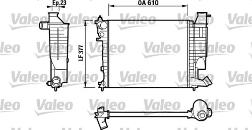 Radiator, motorkoeling VALEO 732535)