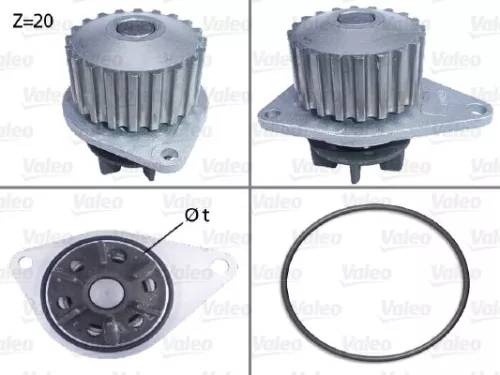 Waterpomp, motorkoeling VALEO 506035)