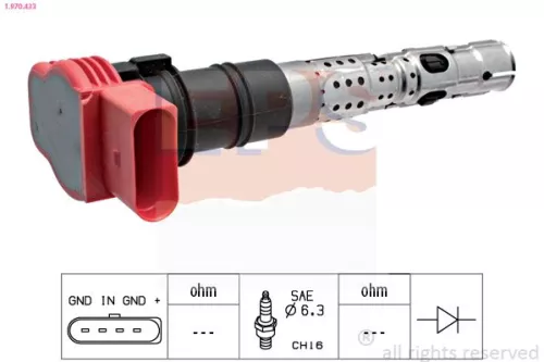 Ignition Coil EPS 1.970.433)