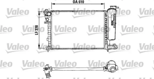 Radiator, motorkoeling VALEO 730630)