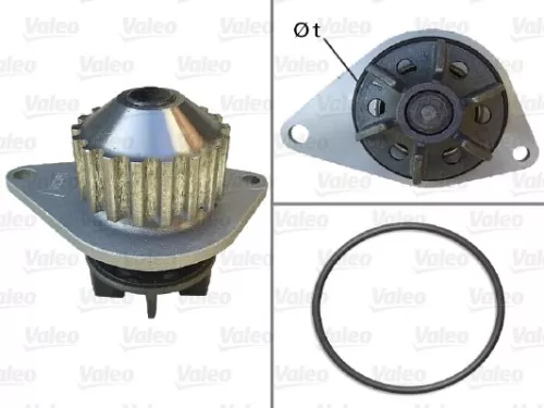 Waterpomp, motorkoeling VALEO 506704)