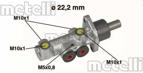 Remhoofdremcilinder METELLI 05-0353)