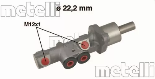 Remhoofdremcilinder METELLI 05-0534)