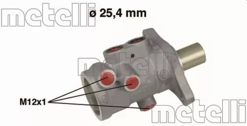 Remhoofdremcilinder METELLI 05-0555)