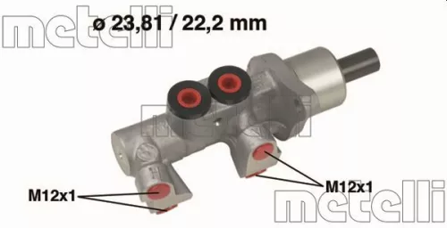 Remhoofdremcilinder METELLI 05-0564)