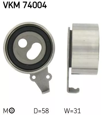 Tensioner Pulley, timing belt SKF VKM 74004)
