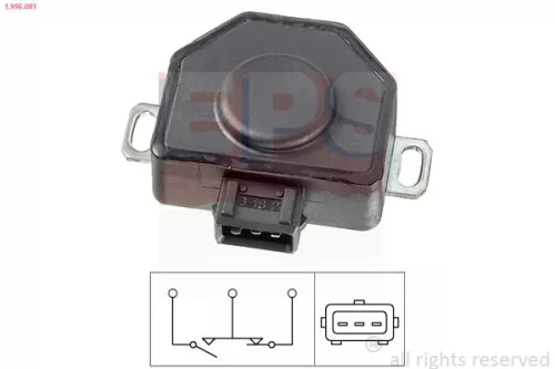 Sensor, gaskleppositie EPS 1.995.091)