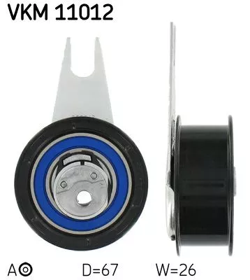 Tensioner Pulley, timing belt SKF VKM 11012)