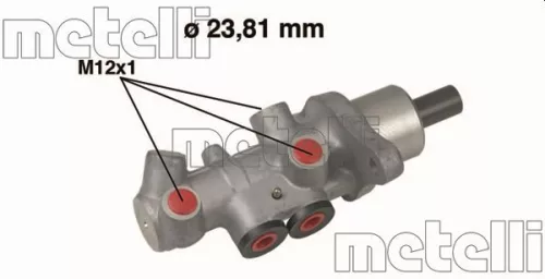 Remhoofdremcilinder METELLI 05-0536)