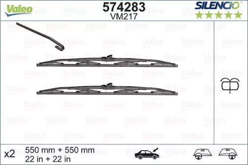 Ruitenwisser VALEO 574283)