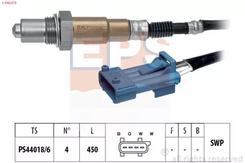 Oxygen Sensor EPS 1.998.078)