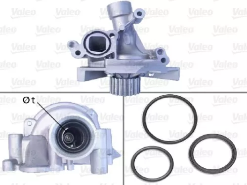 Waterpomp, motorkoeling VALEO 506918)