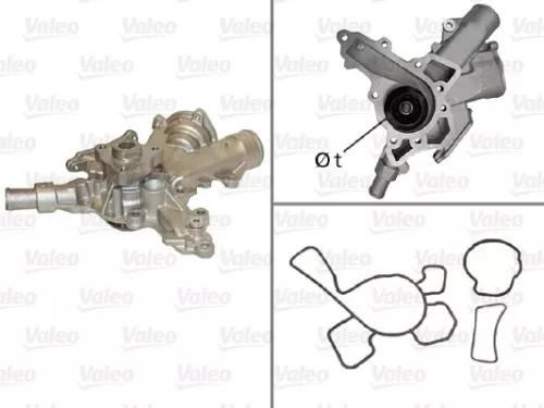 Waterpomp, motorkoeling VALEO 506601)