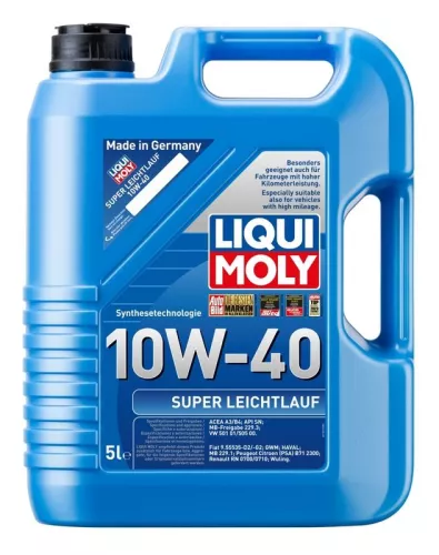 Motorolie 5L Liqui Moly 10W40 Super Leichtlauf LIQUI MOLY 9505)